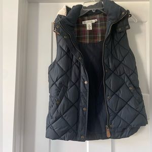 H&M, Navy vest, US 8